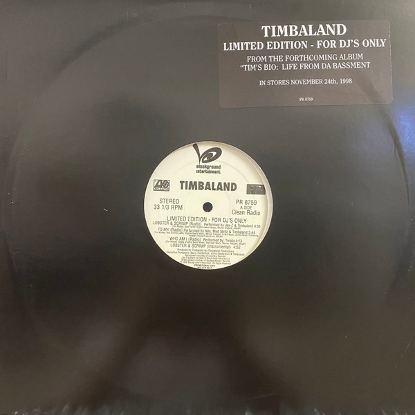 Timbaland - Limited Edition- For DJ's Only (12", Ltd, Promo)