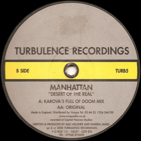 Manhattan - Desert Of The Real (12")
