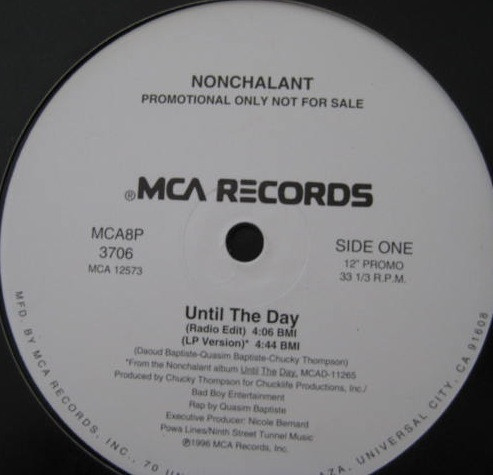 Nonchalant - Until The Day (12", Promo)