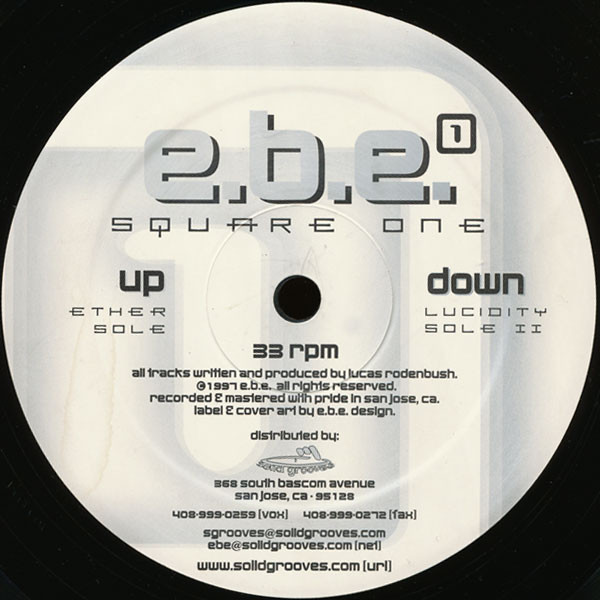 E.B.E. (2) - Square One (12")
