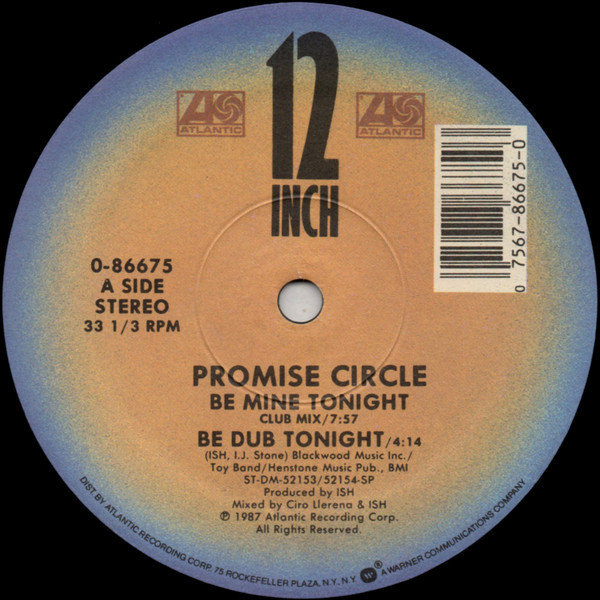Promise Circle - Be Mine Tonight (12")