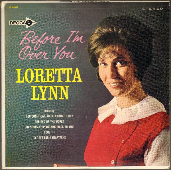 Loretta Lynn - Before I'm Over You (LP, Album, Pin)
