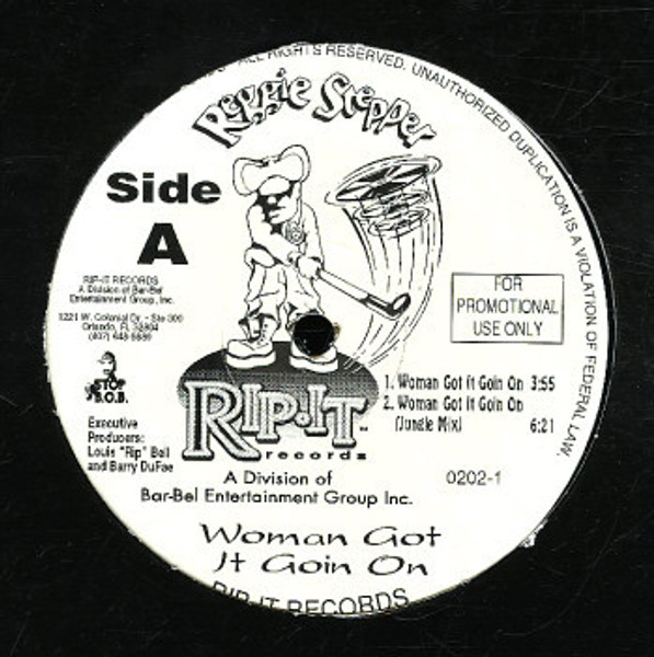 Reggie Stepper - Woman Got It Goin On (12", Promo)