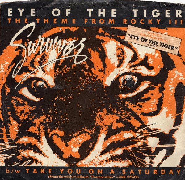 Survivor - Eye Of The Tiger (7", Single, Styrene, Ter)
