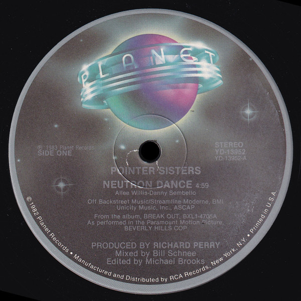 Pointer Sisters - Neutron Dance (12")