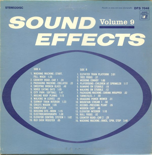 No Artist - Sound Effects: Volume 9 (LP)