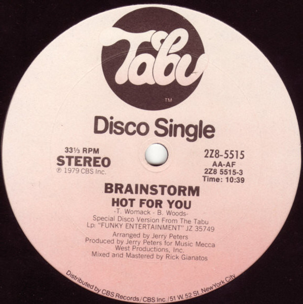 Brainstorm (5) - Hot For You (12")