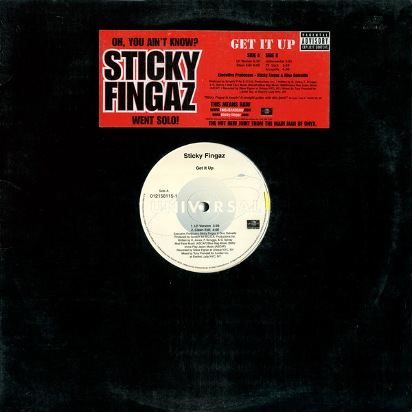 Sticky Fingaz - Get It Up (12")