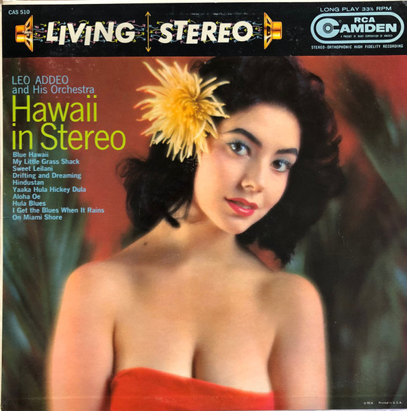 Leo Addeo And His Orchestra - Hawaii In Stereo (LP, Album, Hol)
