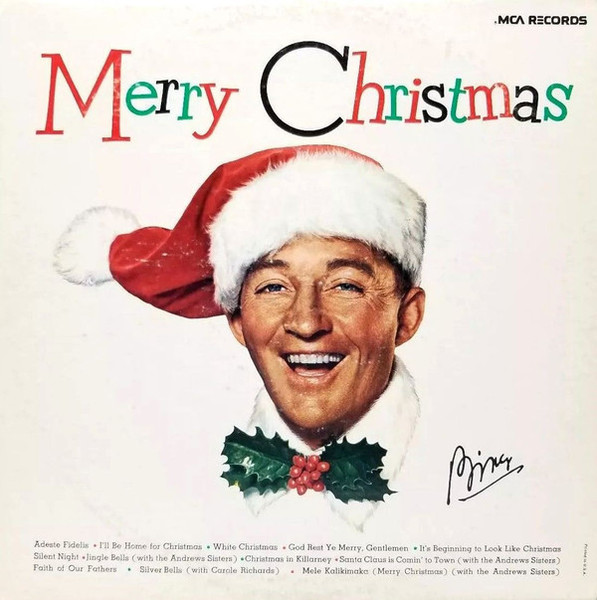 Bing Crosby - Merry Christmas (LP, Album, RE, Blu)