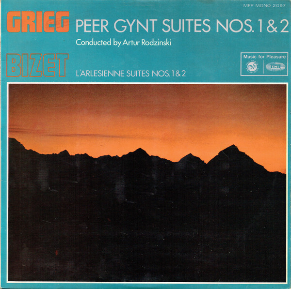 Grieg*, Bizet*, Artur Rodzinski - Peer Gynt Suites Nos. 1 & 2 / L'arlesienne Suites Nos. 1 & 2 (LP, Mono, RE)