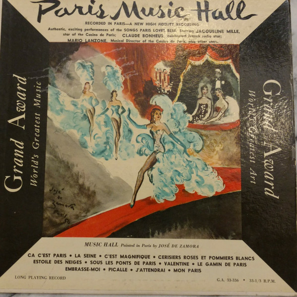 Paris Music Hall Orchester*, Mario Lazone, Jacqueline Mille, Claude Bonheur - Paris Music Hall (LP, Mono) Paris Music Hall Orchester*, Mario Lazone, Jacqueline Mille, Claude Bonheur - Paris Music Hall (LP, Mono)