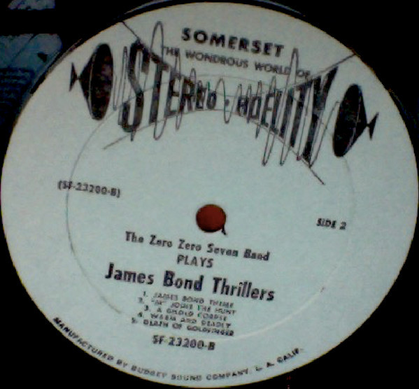The Zero Zero Seven Band - James Bond Thrillers!! (LP, Album)
