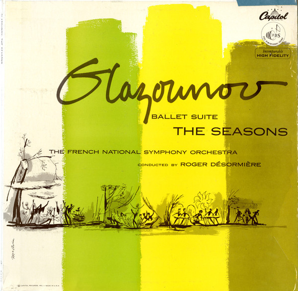 Glazounov* - The French National Symphony Orchestra* Conducted By Roger Désormière - Ballet Suite The Seasons (LP, Mono)