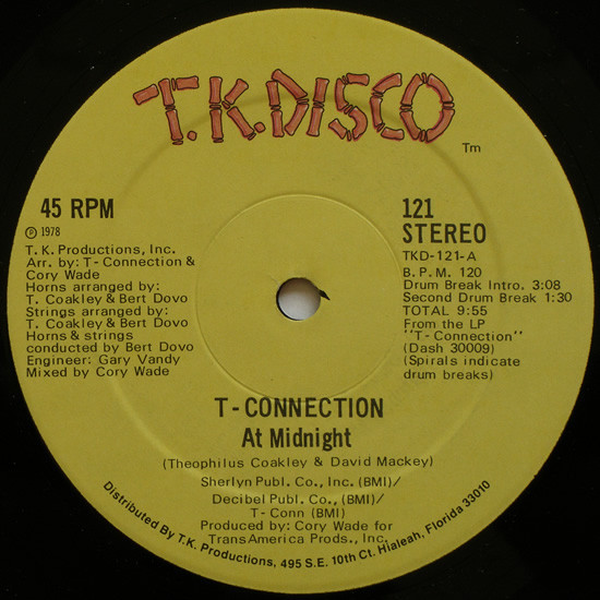 T-Connection - At Midnight (12")