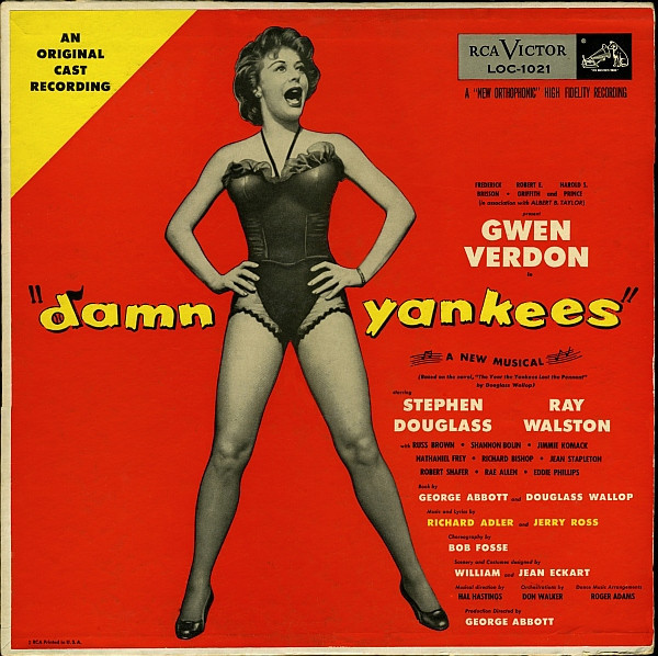 Gwen Verdon, Stephen Douglass, Ray Walston - Damn Yankees (An Original Cast Recording) (LP, Album, Mono)