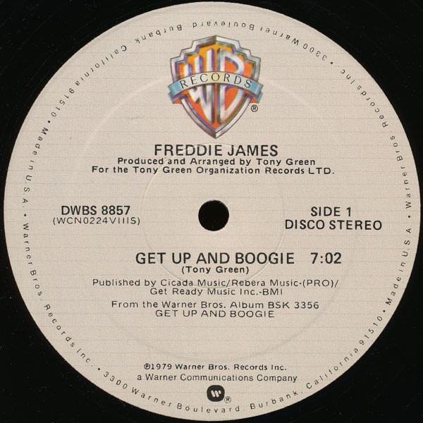 Freddie James - Get Up And Boogie (12")