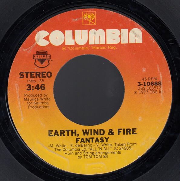 Earth, Wind & Fire - Fantasy (7", Single, Styrene, Ter)