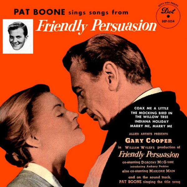 Pat Boone - Pat Boone Sings Songs From Friendly Persuasion (7", EP)