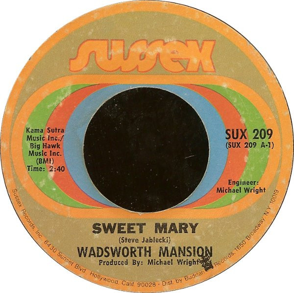 Wadsworth Mansion - Sweet Mary (7", Single)