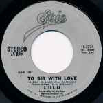 Lulu - To Sir With Love / Morning Dew (7", Single)