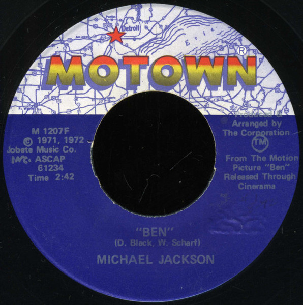 Michael Jackson - Ben (7", Single)