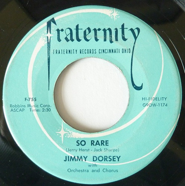 Jimmy Dorsey With Orchestra And Chorus* - So Rare / Sophisticated Swing (7", Single, Ind)