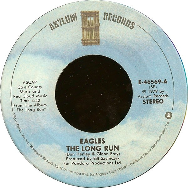 Eagles - The Long Run (7", Single, SP )