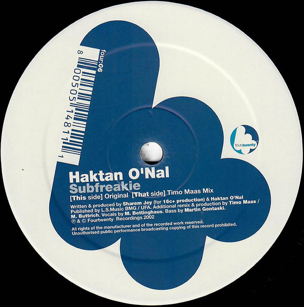 Haktan O'Nal - Subfreakie (12")