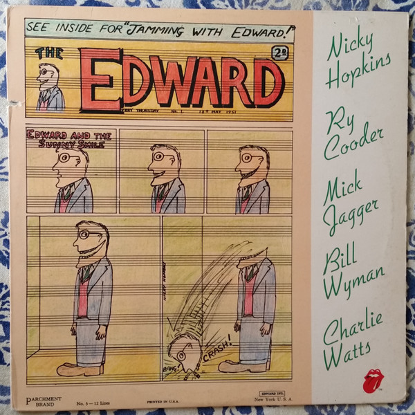 Nicky Hopkins, Ry Cooder, Mick Jagger, Bill Wyman, Charlie Watts - Jamming With Edward! (LP, Album, Pre)