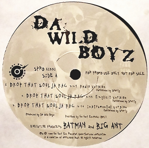 Da Wild Boyz - Drop That Soulja Rag / Click Click (12", Promo)