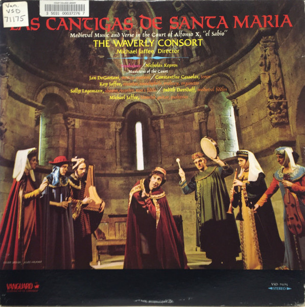 Alfonso X El Sabio, The Waverly Consort, Michael Jaffee - Las Cantigas de Santa Maria (LP, Album)