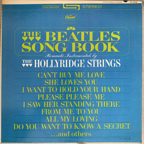The Hollyridge Strings - The Beatles Songbook - Capitol Records