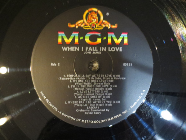 Joni James - When I Fall In Love (LP, Album)