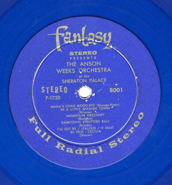 Anson Weeks And His Orchestra - Dancin' With Anson (LP, Blu)
