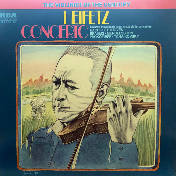 Heifetz* / Bach*, Beethoven*, Mendelssohn*, Prokofieff*, Tchaïkovsky*, Brahms* - Heifetz Concerto (LP, Comp)
