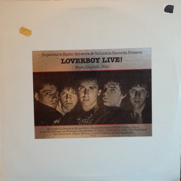 Loverboy - Loverboy Live! (From Dayton, Ohio) (2xLP, Etch, Promo, Pit)