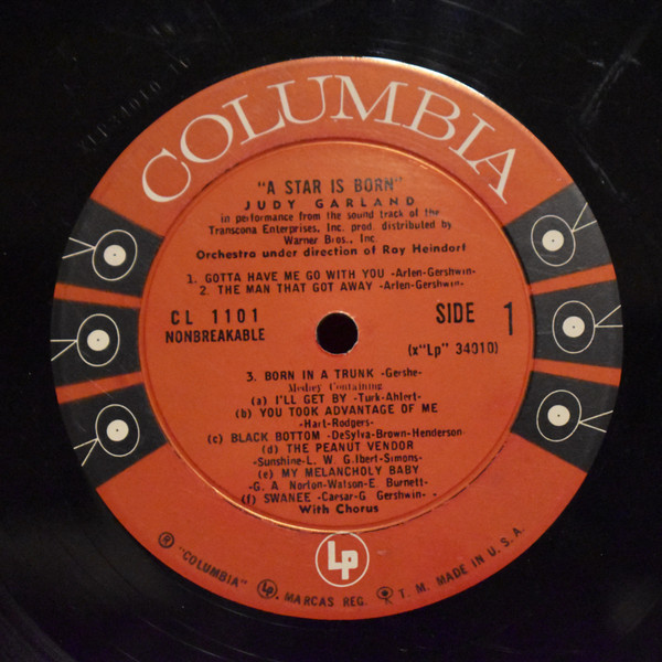 Judy Garland - A Star Is Born - Columbia - CL 1101 - LP, Album, Mono, RE 2154253775