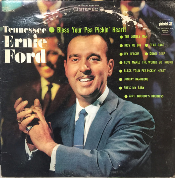 Tennessee Ernie Ford - Bless Your Pea Pickin' Heart! - Pickwick - SPC-3047 - LP, Album 2175329906