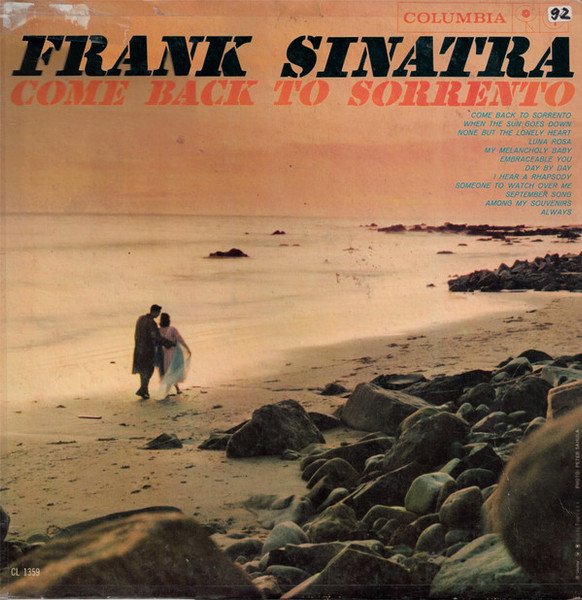 Frank Sinatra - Come Back To Sorrento - Columbia - CL 1359 - LP, Comp, Mono 2187885608