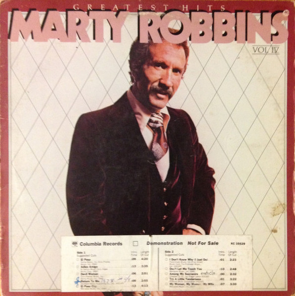 Marty Robbins - Greatest Hits Vol. IV - Columbia - KC 35629 - LP, Comp, Promo 2167308317