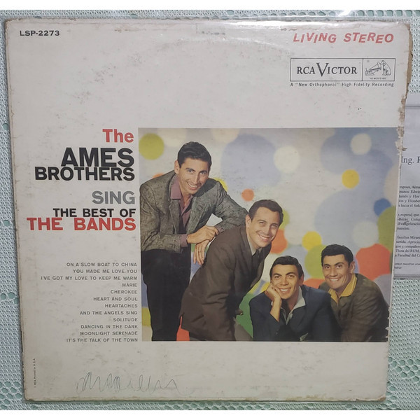 The Ames Brothers - The Ames Brothers Sing The Best Of The Bands - RCA Victor - LSP-2273 - LP 2186235458