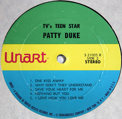 Patty Duke - TV's Teen Star - Unart Records - S 21005 - LP, Comp 2200902749