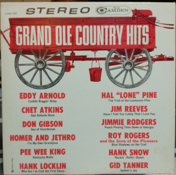 Various - Grand Ole Country Hits - RCA Camden, RCA Camden - CAS 737(e), CAS-737 - LP, Comp 2195472665