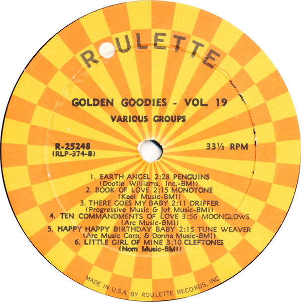 Various - Golden Goodies - Vol. 19 - Roulette - R-25248 - LP, Comp, Mono, RE 2200895417