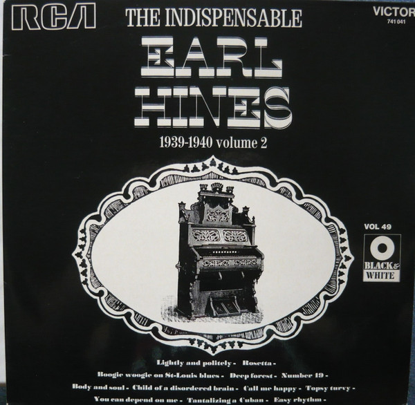 Earl Hines - The Indispensable - 1939-1940 Volume 2 (LP, Comp)