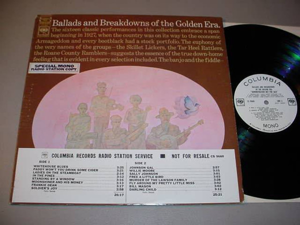 Various - Ballads And Breakdowns Of The Golden Era (LP, Album, Comp, Mono, Promo)