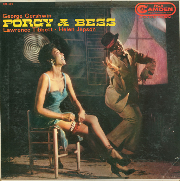 George Gershwin, Lawrence Tibbett, Helen Jepson - Porgy & Bess - RCA Camden - CAL 500 - LP 2202152140