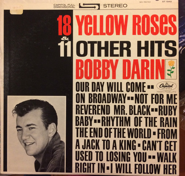 Bobby Darin - 18 Yellow Roses - Capitol Records, Capitol Records - ST-1942, ST 1942 - LP, Album 2187484727