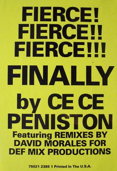 Ce Ce Peniston - Finally - A&M Records - 75021 2385 1 - 12" 2157740213